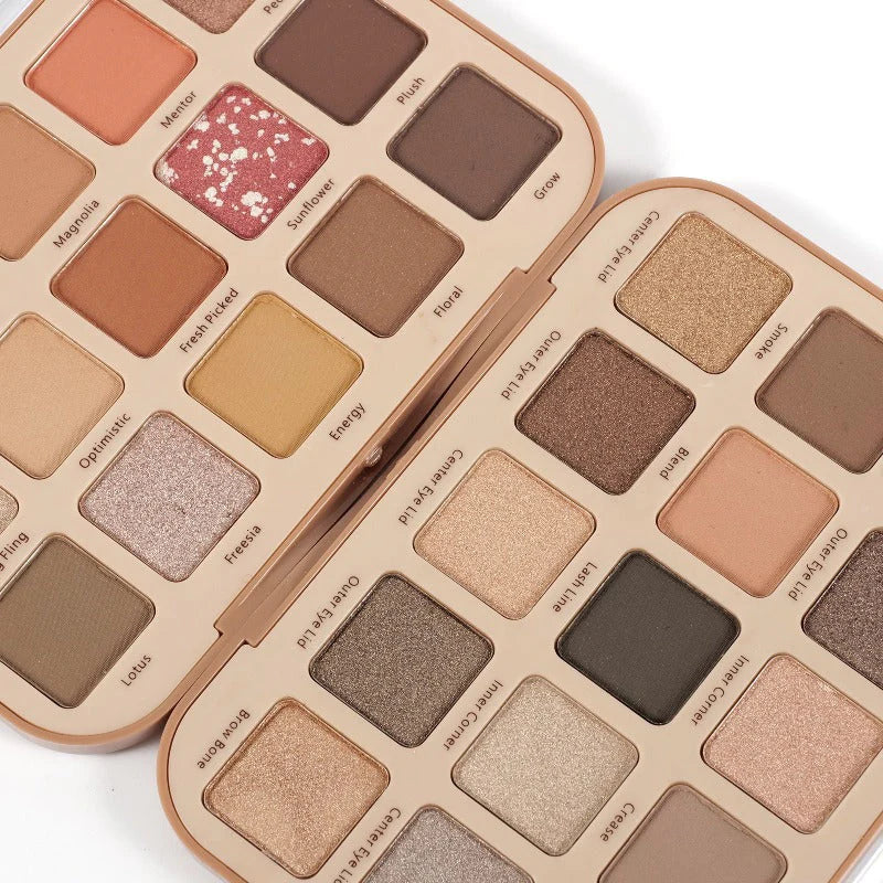 Miss Rose Glam Eyeshadow Palette -  15 Color