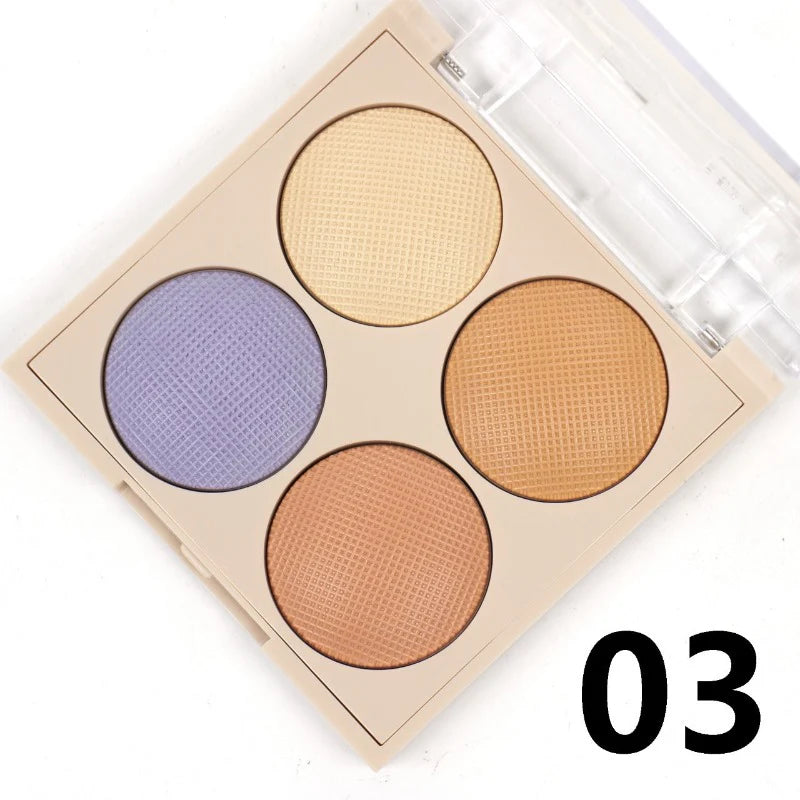 Miss Rose 4 Color Concealer Contour Palette