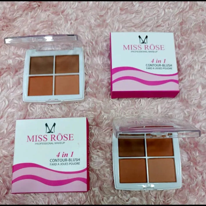 Miss Rose 4 in 1 Contour Palette