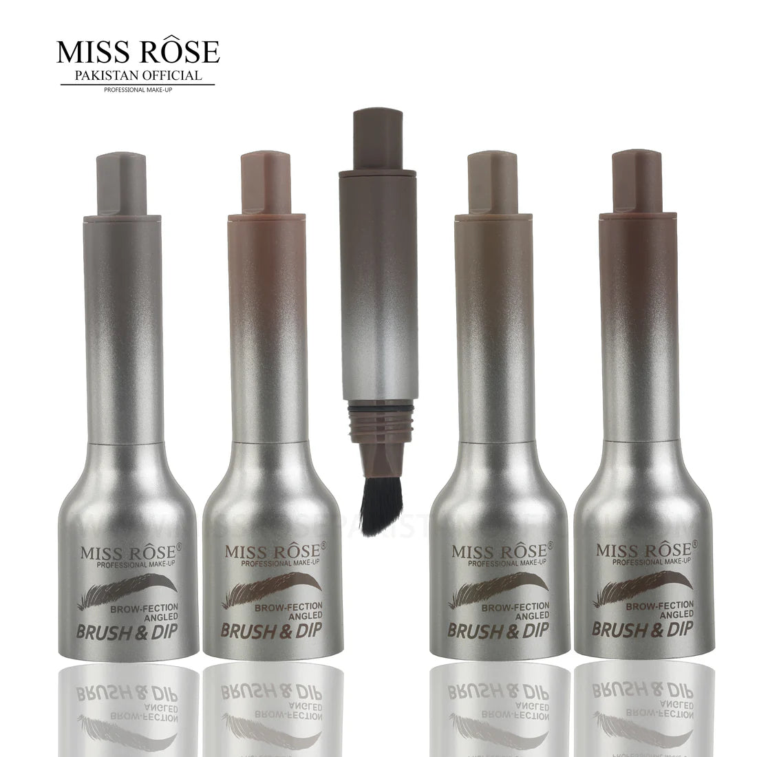 Miss Rose Brow Fection Angled Brush & Dip Eyebrow Gel