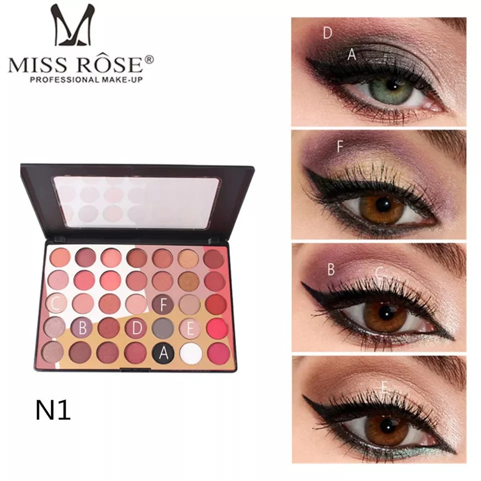 Miss Rose Eye Makeup Palette - 35 Color