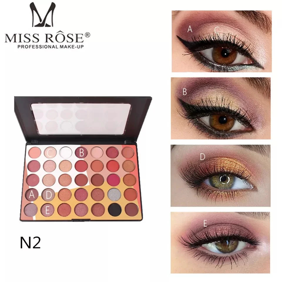 Miss Rose Eye Makeup Palette - 35 Color