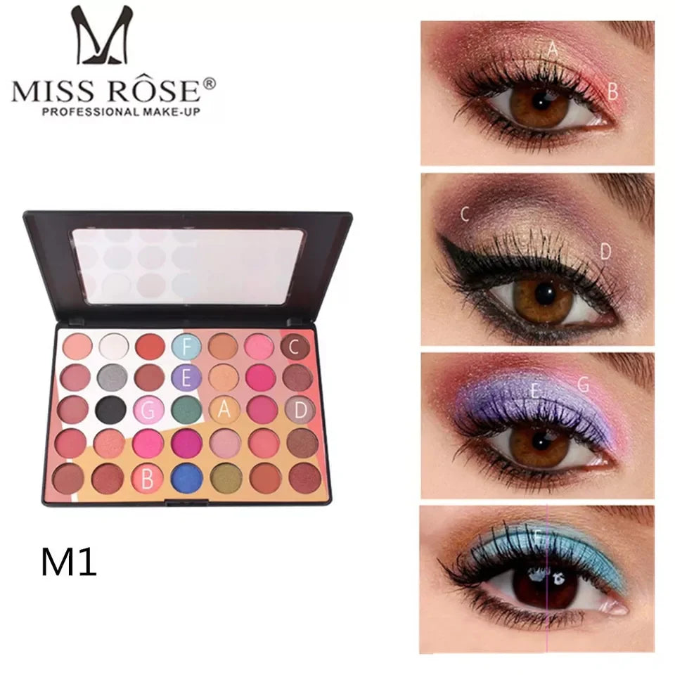 Miss Rose Eye Makeup Palette - 35 Color