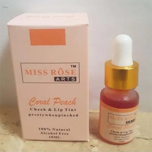 Miss Rose Lip & Cheek Tint Coral Peach
