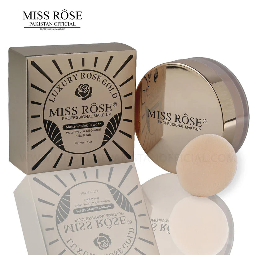 Miss Rose Luxury Rose Gold Matte Setting Powder