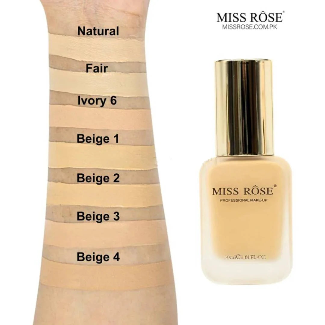 Miss Rose Super Stay Foundation  Perfect Fitting Skin