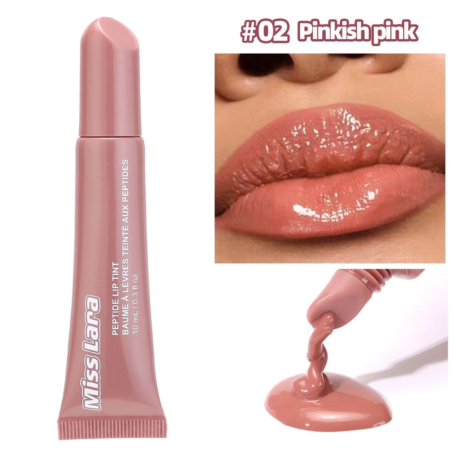 Miss Lara Peptide Lip Tint Plumping Gloss