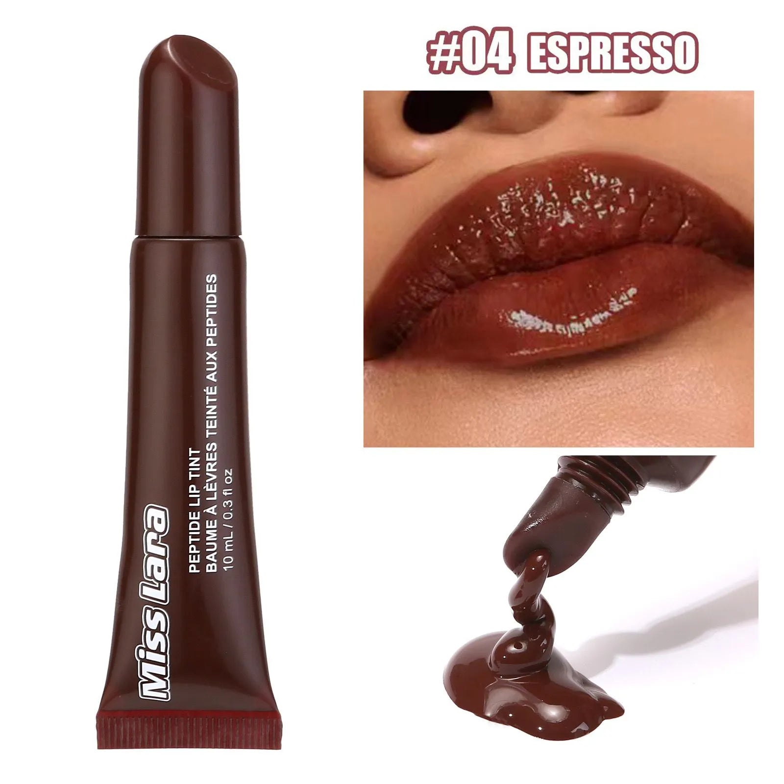 Miss Lara Peptide Lip Tint Plumping Gloss
