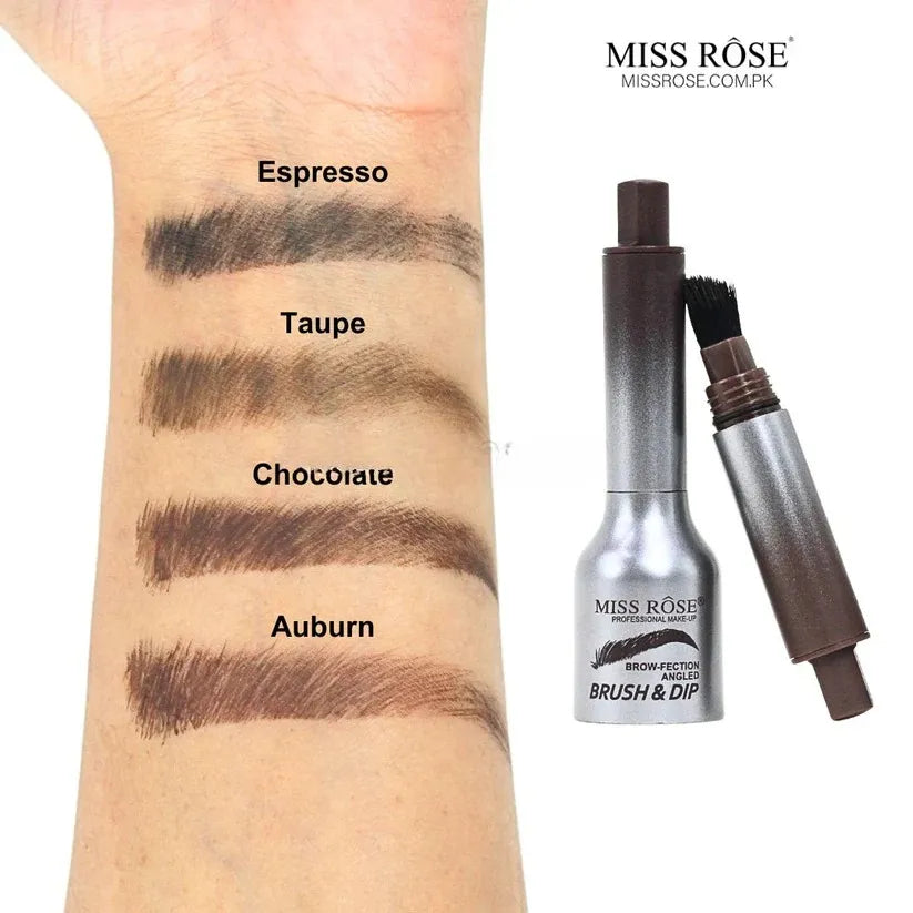 Miss Rose Brow Fection Angled Brush & Dip Eyebrow Gel