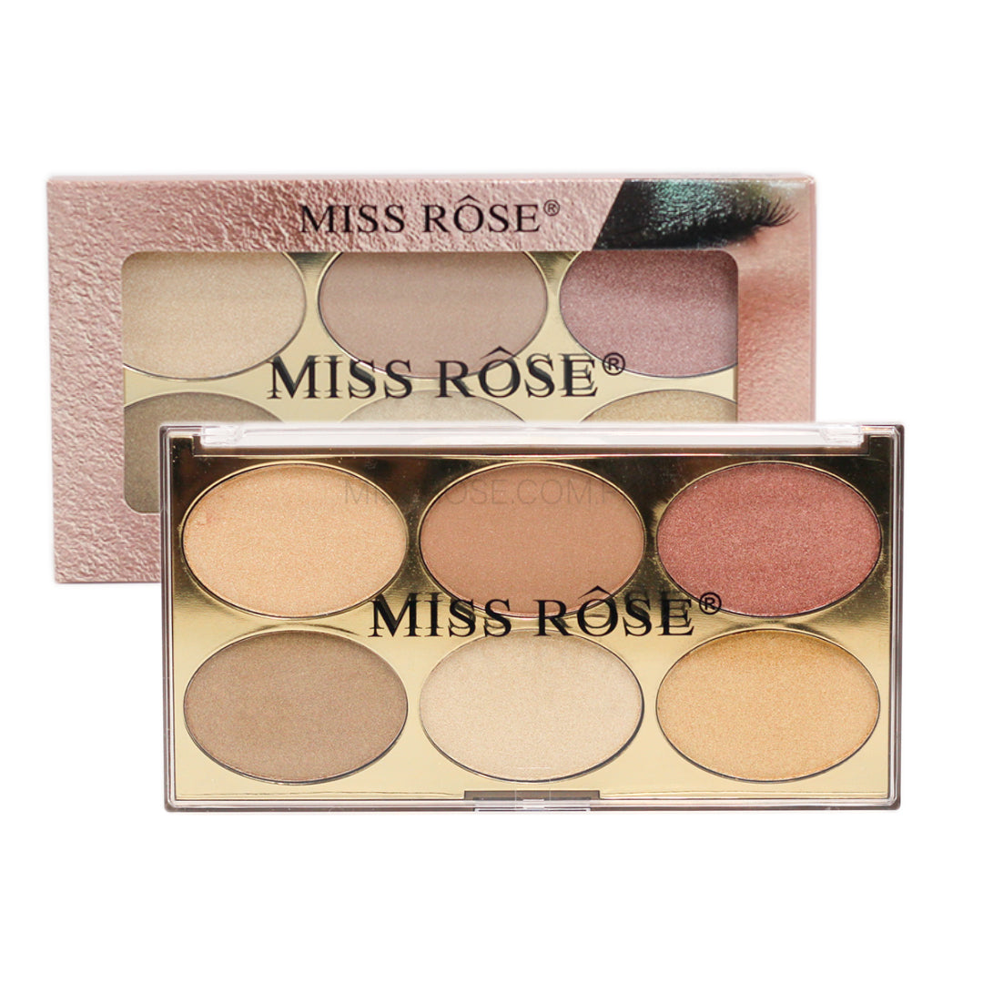 Miss Rose Gilded Ellipse Highlighters Kit