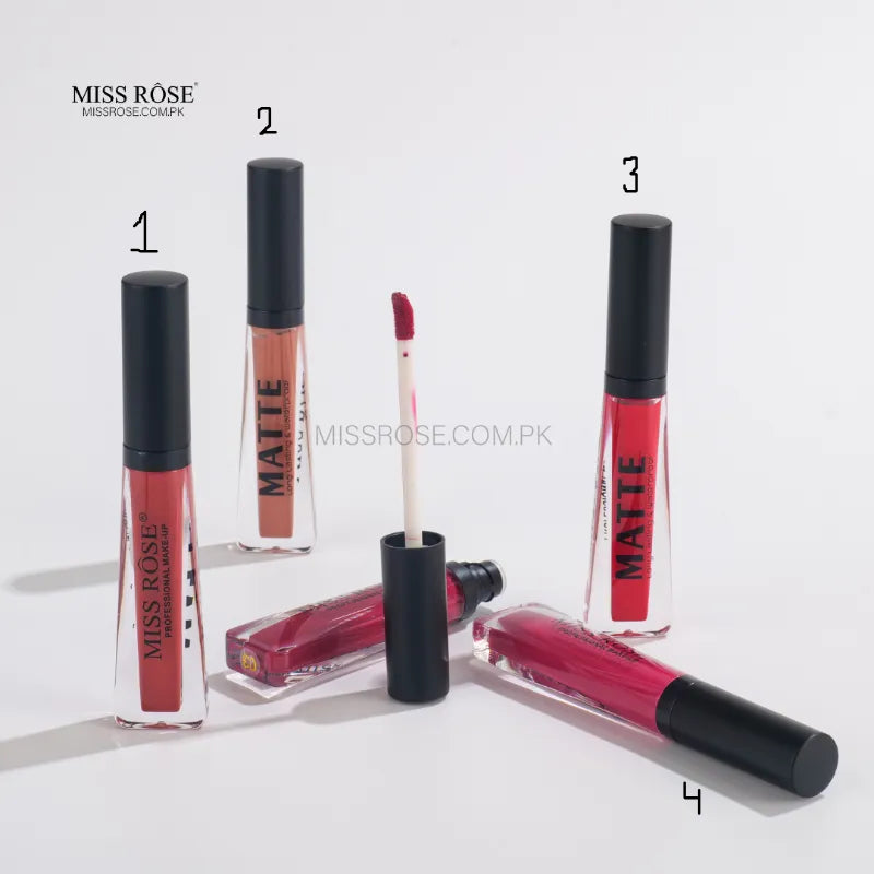 Miss Rose Professional Makeup Long Lasting & Waterproof Matte Lip Gloss