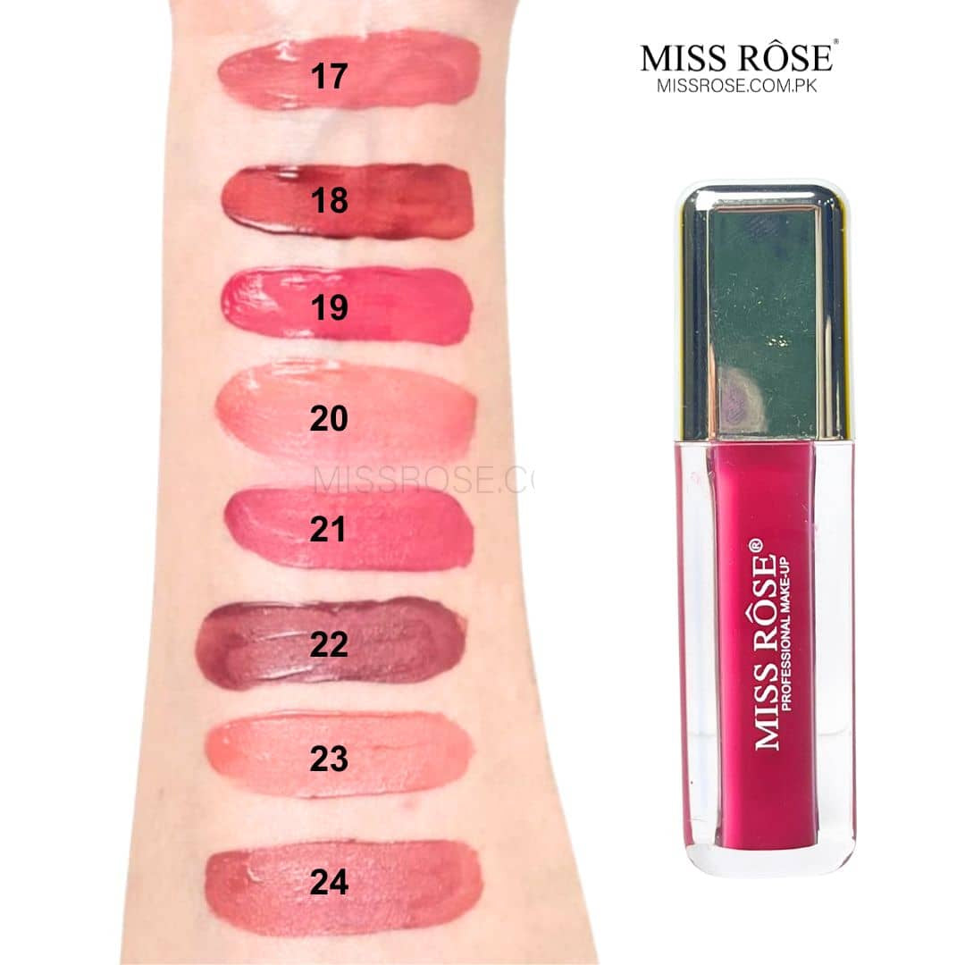 Miss Rose Com Pk Crystal Lip Gloss