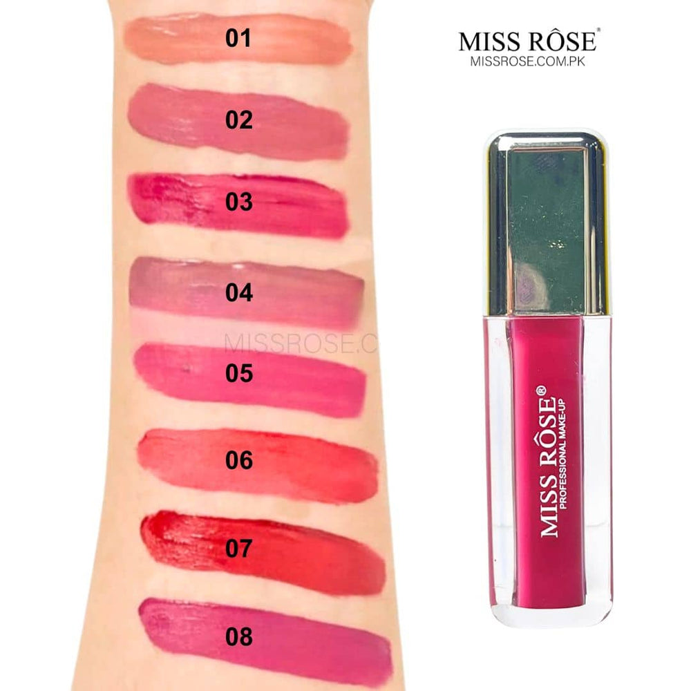 Miss Rose Com Pk Crystal Lip Gloss