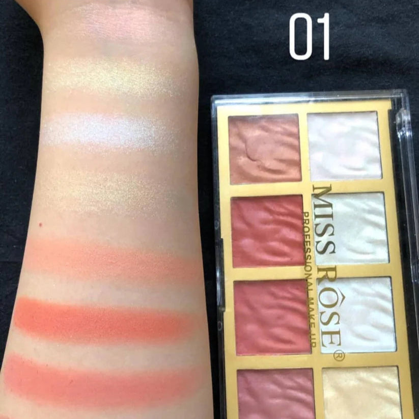 Miss Rose Highlighter & Blush Kit