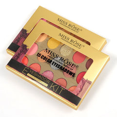 Miss Rose Spectrum Eye Palette - 15 Shades