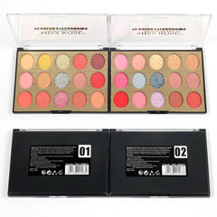 Miss Rose Spectrum Eye Palette - 15 Shades