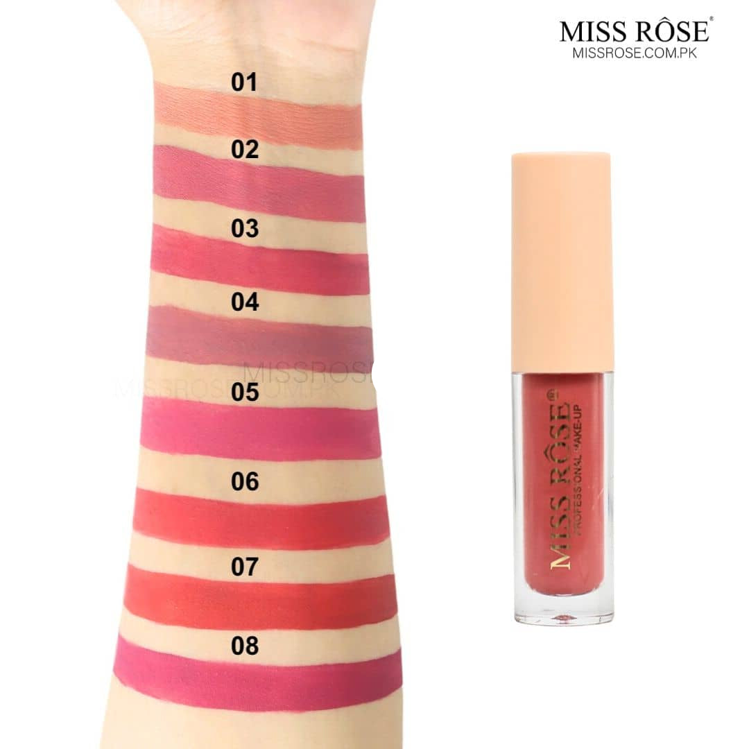 Missrose Matte Luxe Lip Gloss Missrose.com.pk