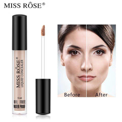 Miss Rose Oil Free Waterproof Liquid Concealer - 5ml