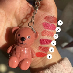 Mocallure - Bear Keychain Matte Lip Gloss