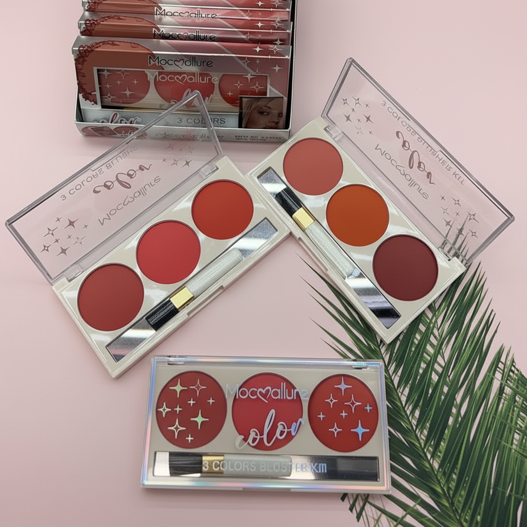 Mocallure 3 Colors Blush Kit