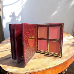 Mocallure 4 in 1 Red Mini beauty book palette