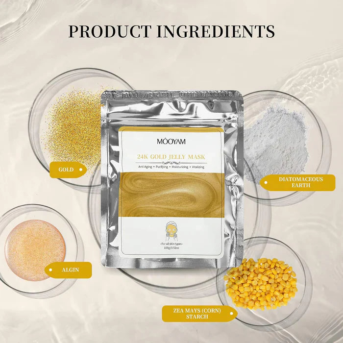 Mooyam 24k Gold Jelly Mask - 100g