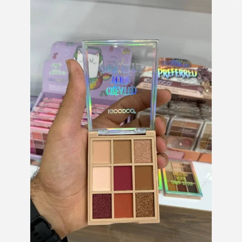 IGOODCO Mini Eyeshadow Palette - 9 Colors