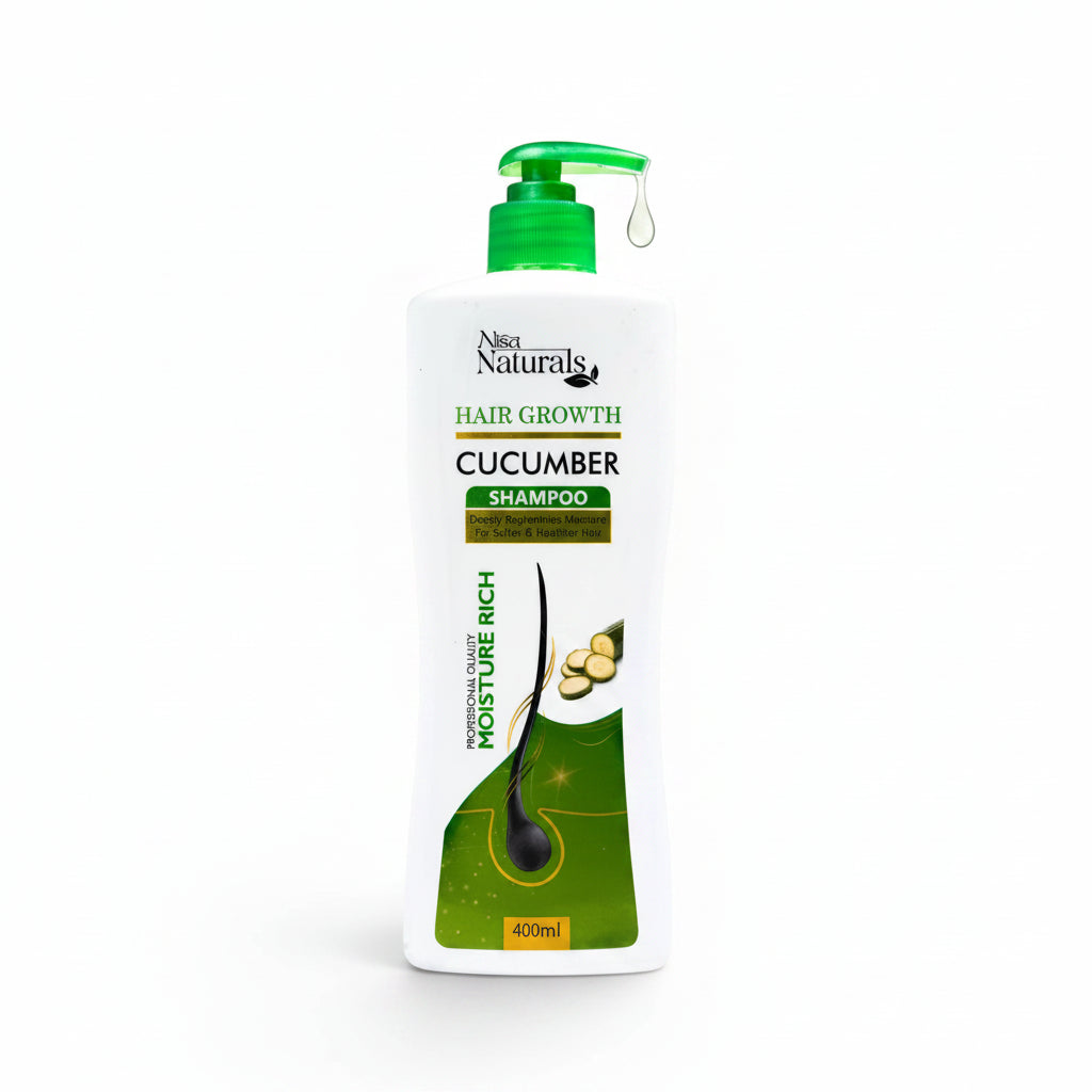 Nisa Natural Cucumber Hair Growth Shampoo - 400ml