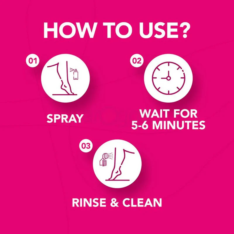 Nair Hair Remover Spray Kiwi Extracts - 200ml