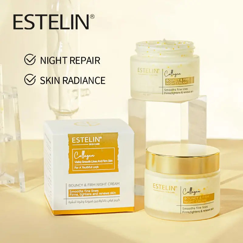 Estelin Collagen Bouncy & Firm Night Cream - 50g