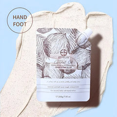 ESTELIN Coconut Oil & Vitamin E Exfoliating & Rejuvenating Hand & Foot Scrub