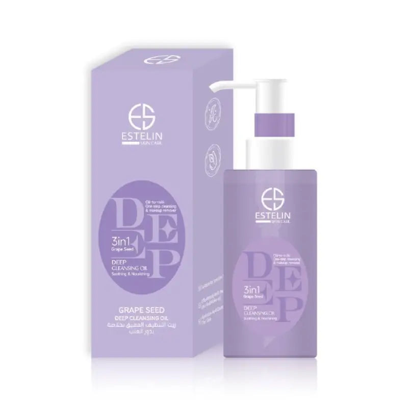 ESTELIN Deep Cleansing Oil 3in1 – Grape Seed - 130ml