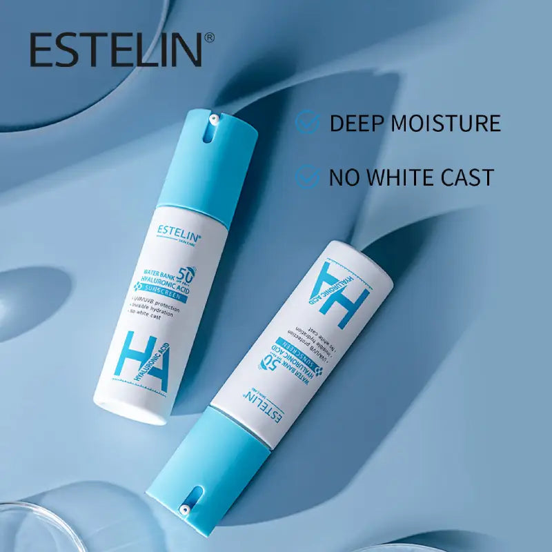 Estelin Water Bank Hyaluronic Acid Sunscreen Spf 50 Pa+++ UVA/UVB Protection - 60g
