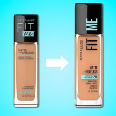 Original Maybelline New Fit Me Matte + Poreless Liquid Foundation Spf 22 30ml