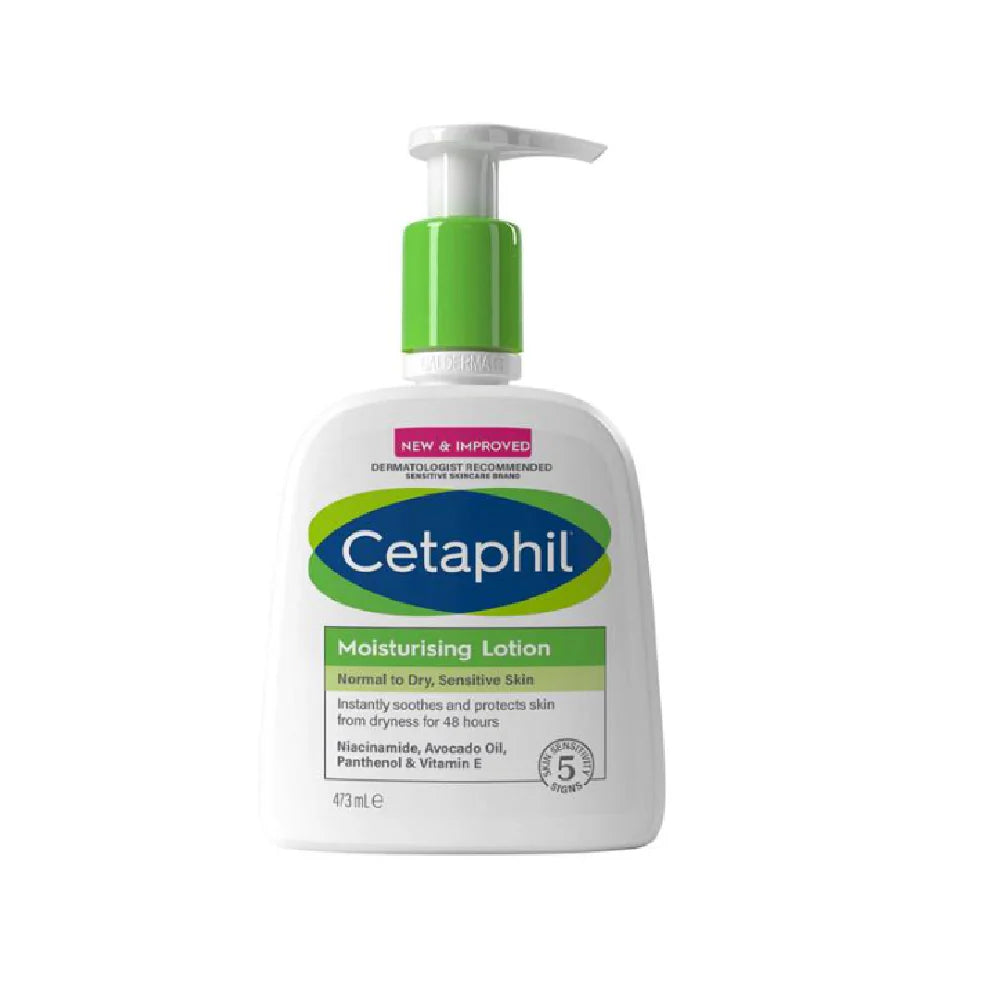 Cetaphil Lotion Moisturizing Dry To Normal For Sensitive Skin - 473ml