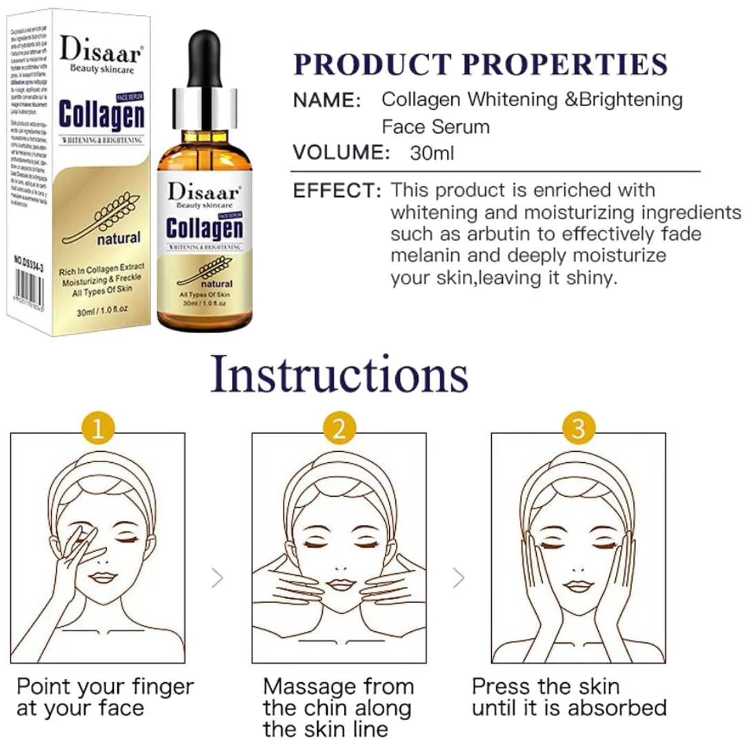 Disaar Collagen Whitening & Brightening Serum - 30ml