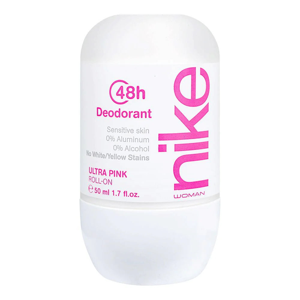Nike Ultra Pink Woman Deodorant Roll On - 50ml