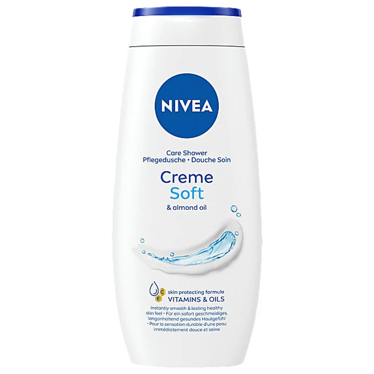 Nivea Care Shower Creme Soft & Almond Oil - 250ml