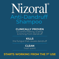 Original Nizoral AntiDandruff Shampoo, 7-Ounce Bottle - 200ml