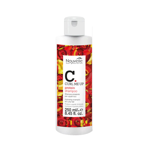 Nouvelle Curl Up Protein Shampoo For Dry Curl Hair - 250ml - Made in Italy