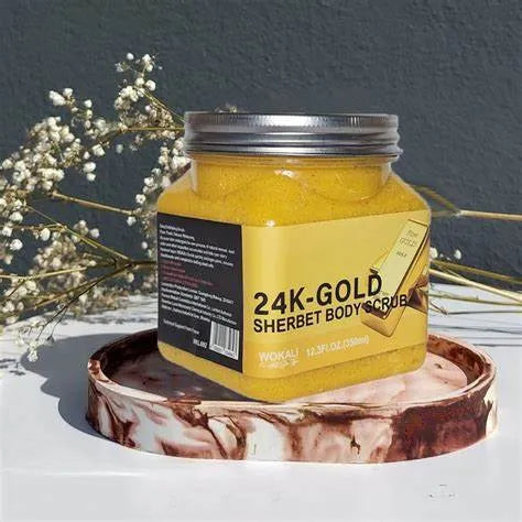 Wokali 24K Gold Sherbet Body Scrub – 350ml