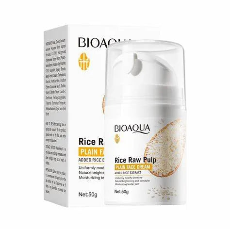Bioaqua Rice Raw Pulp Face Cream - 50g