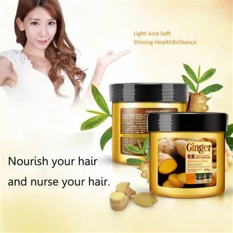 Bioaqua Ginger Hair Mask For Dry Damaged Hair - 500g
