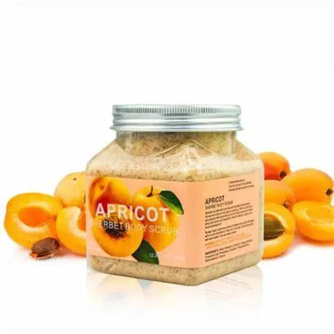 Wokali Apricot Sherbet Body Scrub - 350 ml
