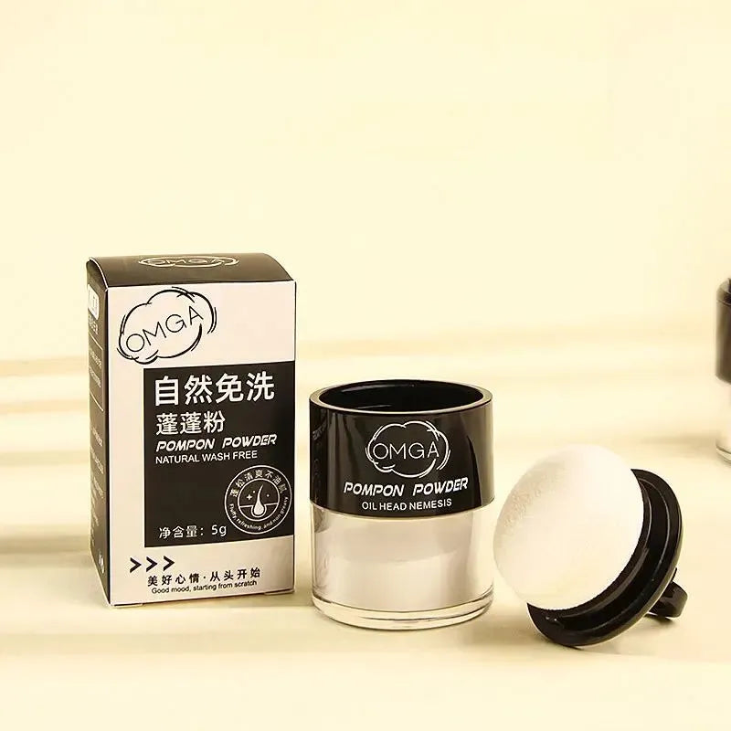 Omga pompon quick oil control hair powder