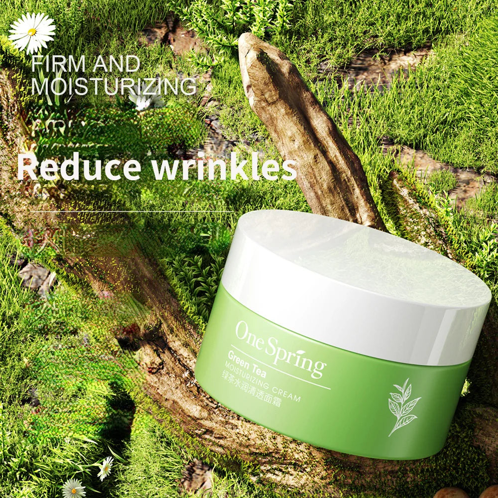 OneSpring Extract Green Tea Anti-wrinkle Face Cream