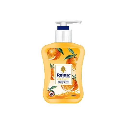Relax Antibacterial Orange Hand Wash - 500ml