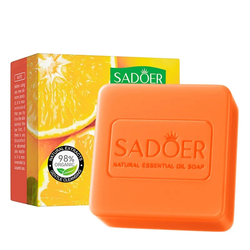 Sadoer Organic Orange Fruit Facial Soap  - 100g