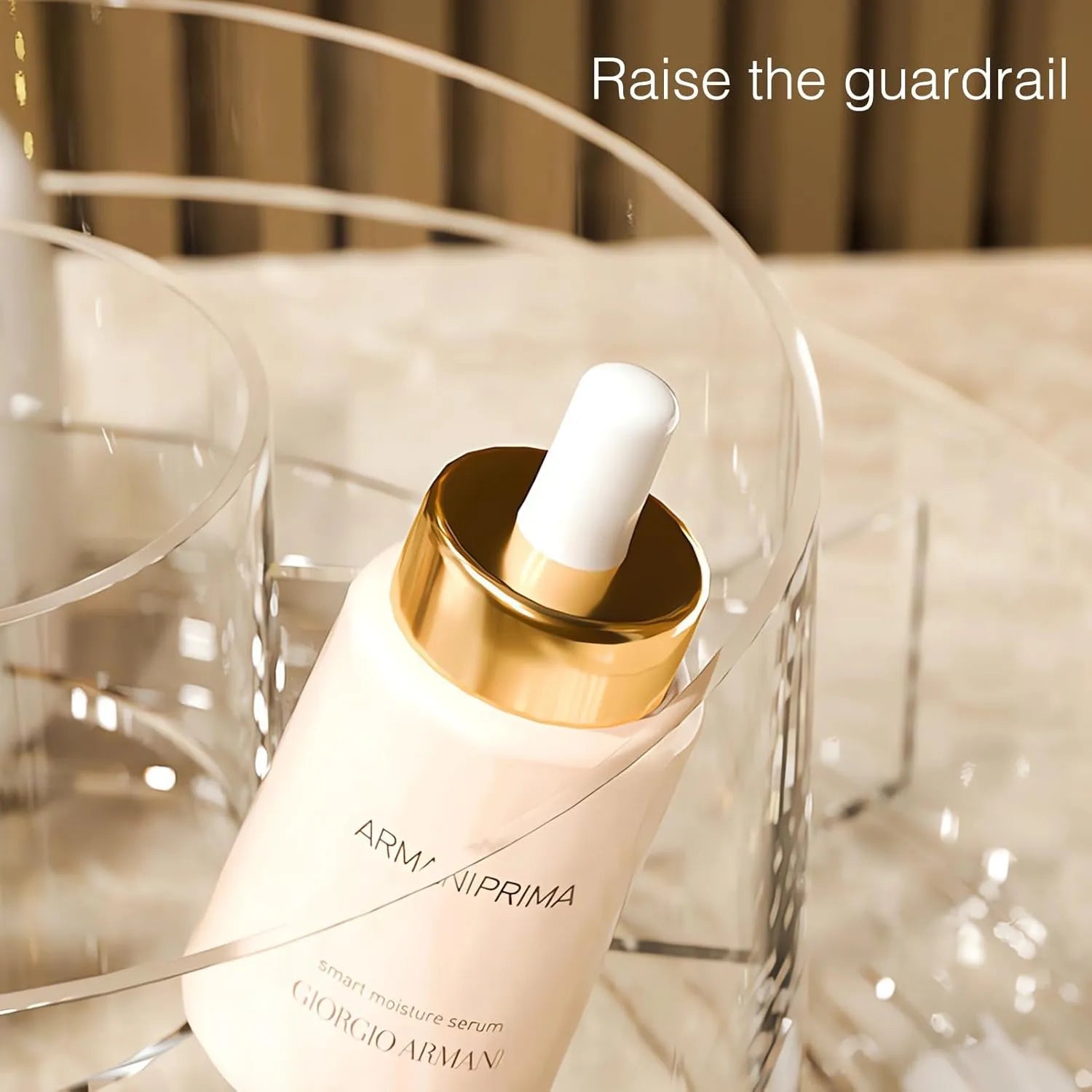 Light Luxury 360° Rotating Tabletop Cosmetics Storage Box