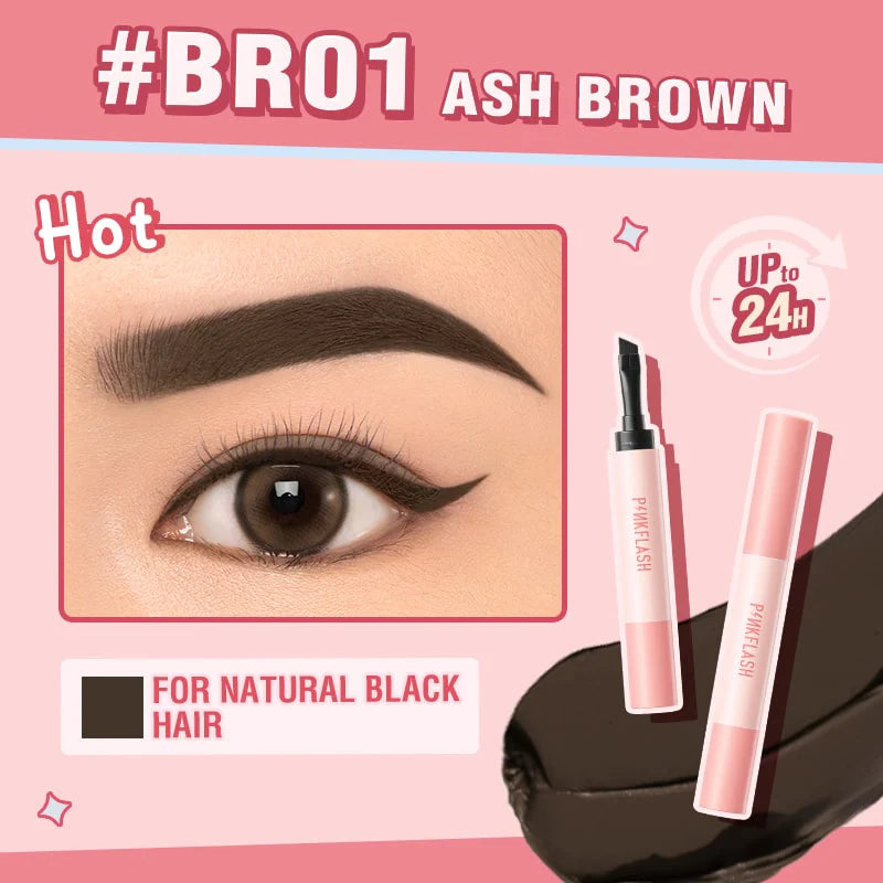 PINKFLASH Brow Pomade Inked Brow Smudge Proof